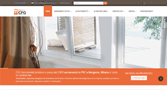 Desktop Screenshot of cfgserramenti.com