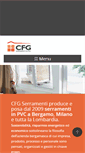 Mobile Screenshot of cfgserramenti.com